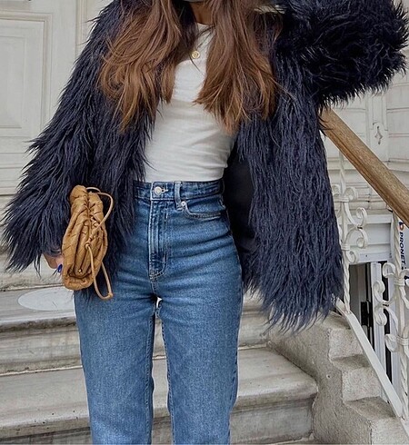 Zara peluş kürk