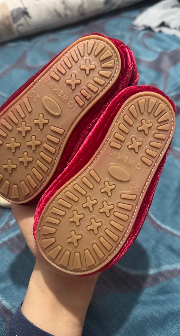 Kız Çocuk Koyu Kırmızı Fiyonklu Babet - Görsel 3