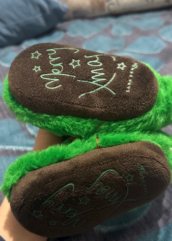 Renkli Nakışlı Kız Çocuk Sıcak Terlik - Görsel 3