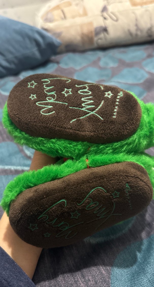 Renkli Nakışlı Kız Çocuk Sıcak Terlik - Görsel 3