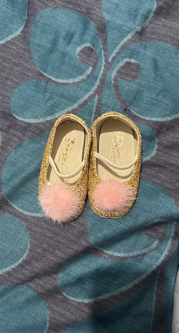 Kız Çocuk Pembe Kürklü Babet Ayakkabı - Görsel 2