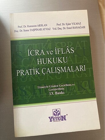 Ejder yılmaz icra iflas hukuku pratik çalışmaları