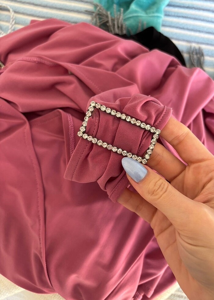 Vintage 90?s elbise abiye - Görsel 3