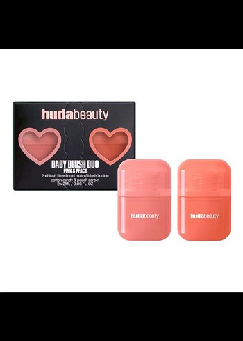 Huda Beauty Baby Blush Duo Pembe & Şeftali