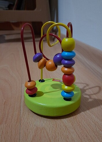 Aksap boncuklu bebek zeka oyuncağı 