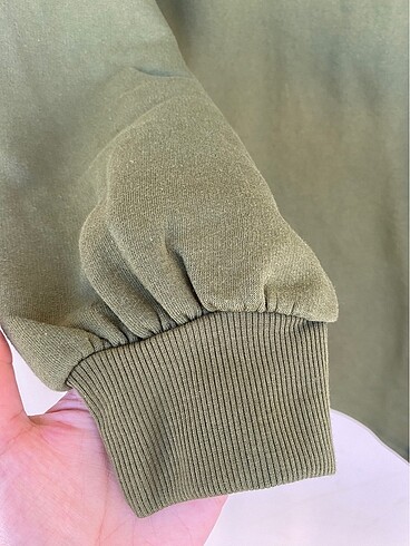m Beden haki Renk BERSHKA sweat elbise