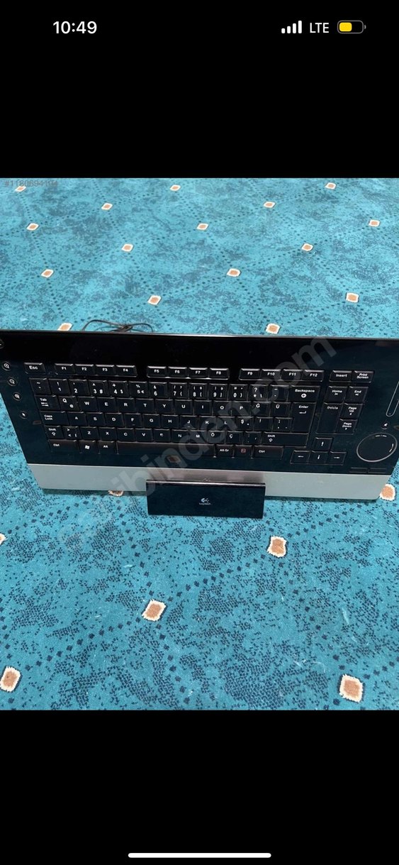 Siyah Logitech Multimedia Klavye - Görsel 2