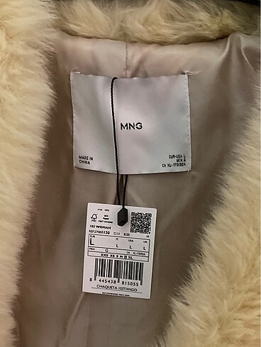 Mango Mango Sarı Suni Kürk