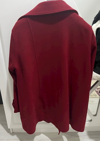 Corza Kadın Bordo Kaban - Görsel 2