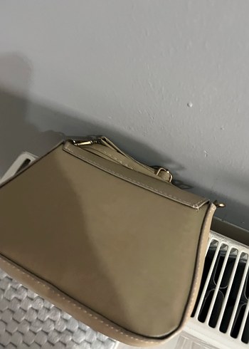 Bej Deri Tokalı Kadın Çanta - Görsel 2