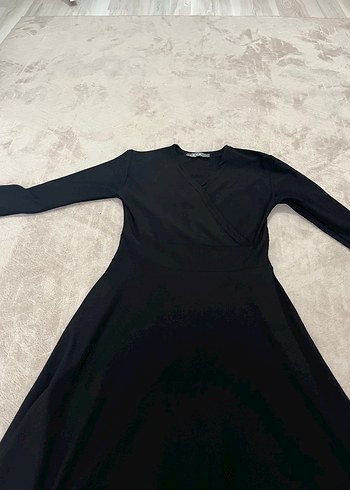 V Yaka Siyah Hamile Bluzu - Görsel 3