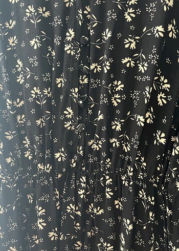 Siyah Piliseli Uzun Kollu Kadın Elbise - Görsel 4