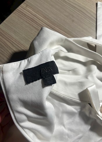 Zara Beyaz fiyonku Yakalı  Büstiyer - Görsel 4