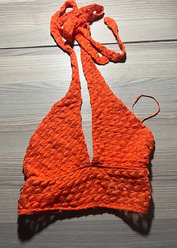 Turuncu Bershka Crop Top - Görsel 2