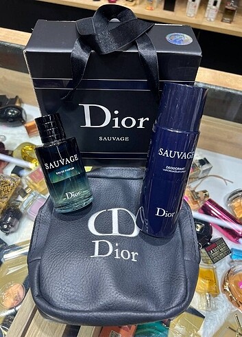 Dior sauvage set Erkek için