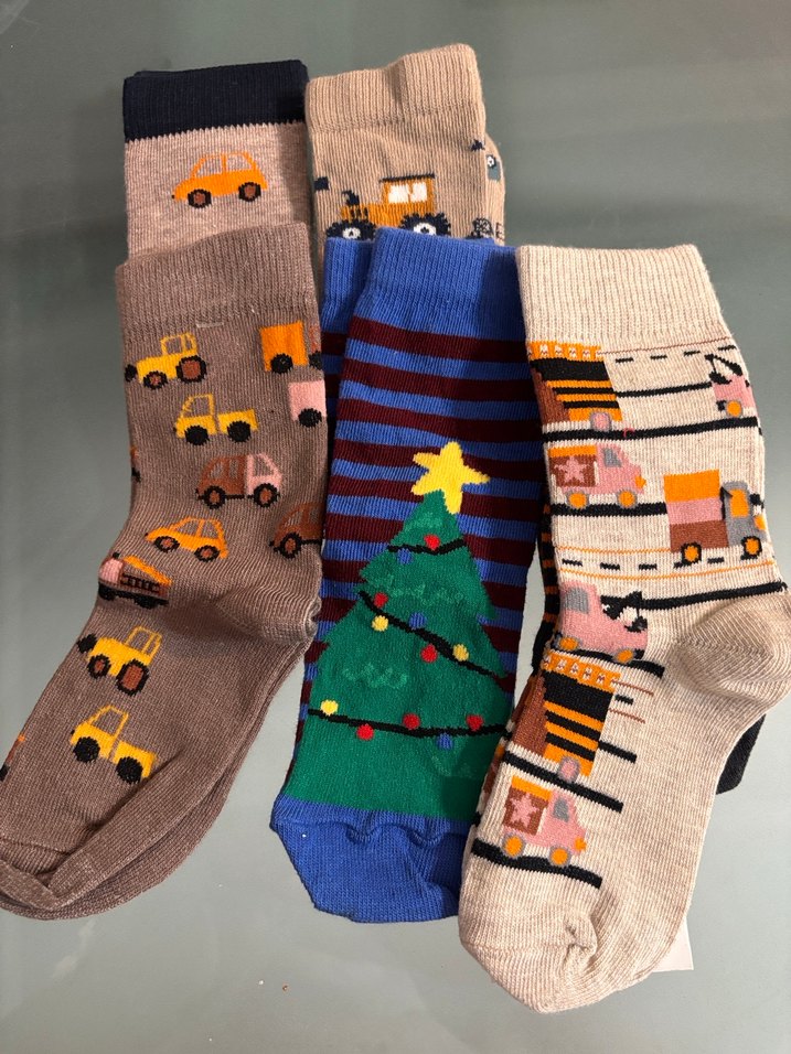 Erkek Çocuk Çok Renkli Desenli Çoraplar - Görsel 3