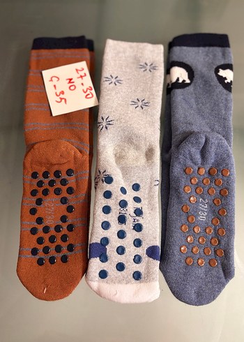 Erkek Çocuk Çok Renkli Desenli Çorap Seti - Görsel 3