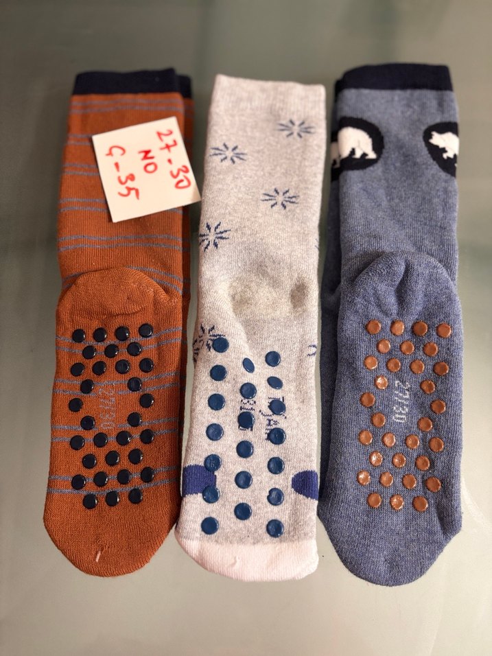 Erkek Çocuk Çok Renkli Desenli Çorap Seti - Görsel 3