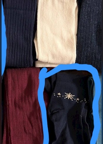 Marks & Spencer Nakışlı Desenli Çocuk Külotlu Çorap
