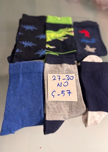 Erkek Çocuk Çok Renkli Desenli Çorap Seti - Görsel 2