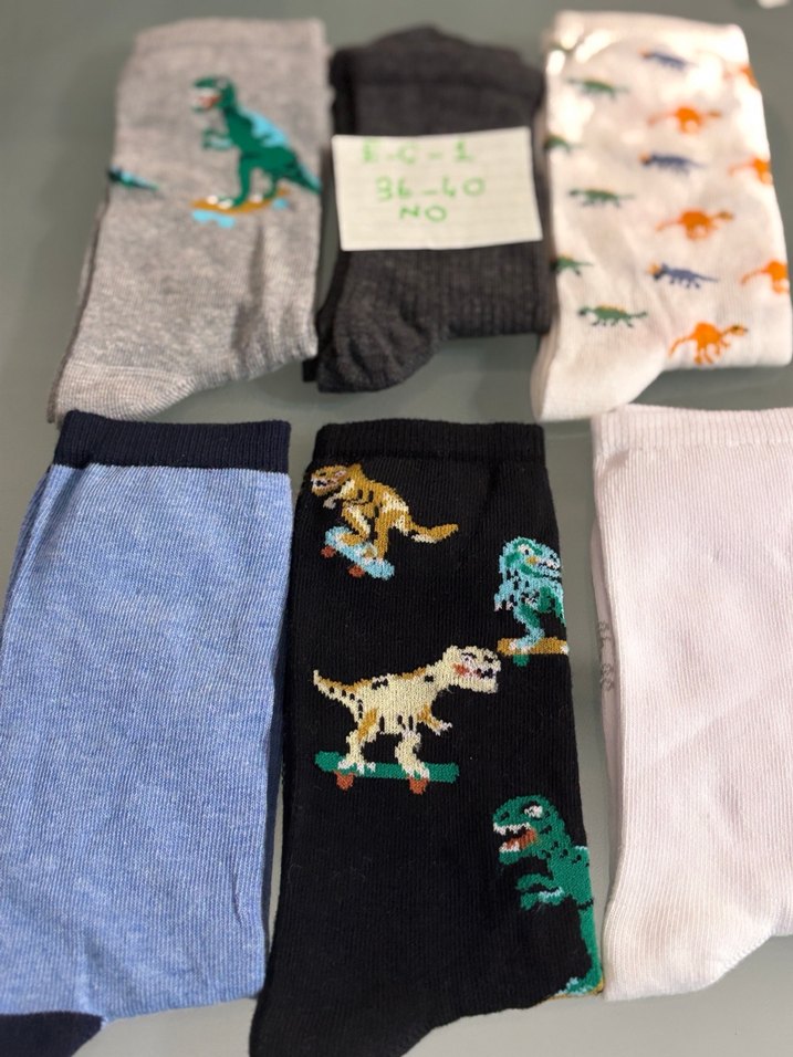 Erkek Çocuk Çok Renkli Desenli Çorap Seti - Görsel 2