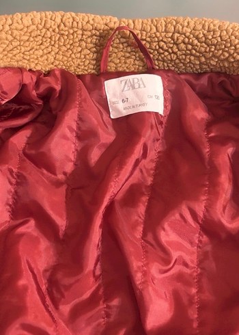 Çocuk Renkli Kürklü Mont - Görsel 4