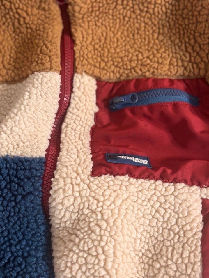 Çocuk Renkli Kürklü Mont - Görsel 3