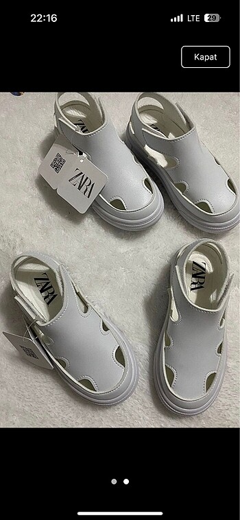 Zara 21/25 numara arası