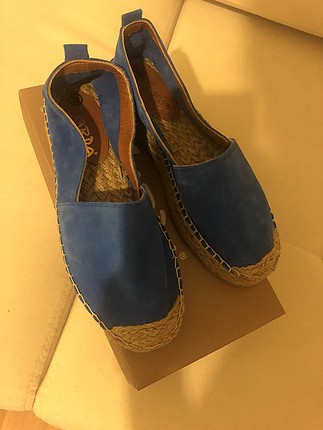 38 numara saks mavisi espadril