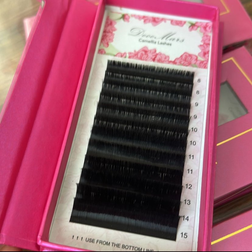 İpek kirpik 7mm-15 mm karışık uzunluk - Görsel 3