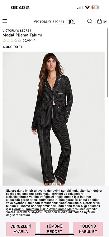 Victoria Secret Orjinal pijama