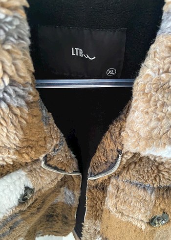 Kahverengi Peluş Kadın Ceket LTB - Görsel 4