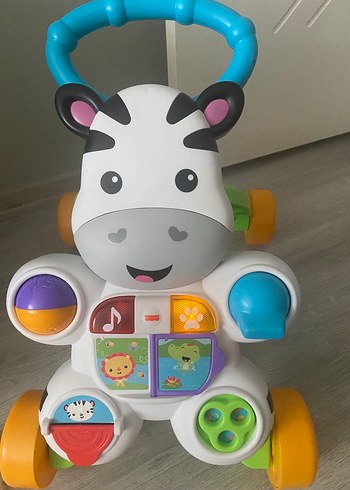Renkli Zebra Bebek Yürüteci - Görsel 4