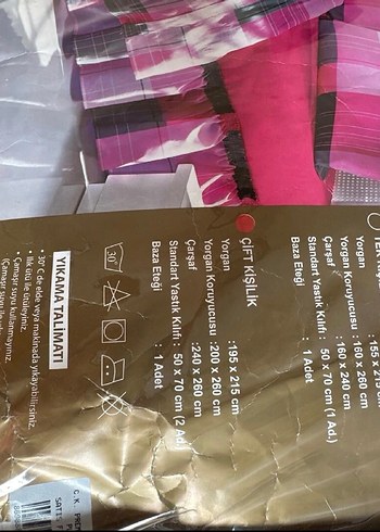 Çift kişilik uyku seti (sıfır) - Görsel 4