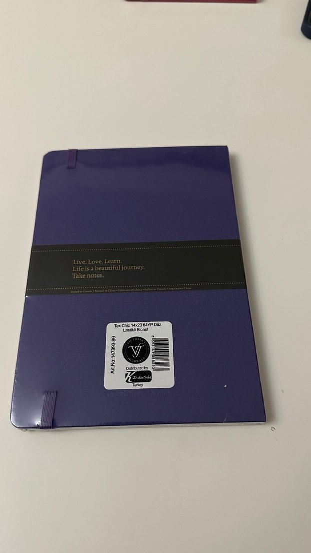 Mor Lastikli Victoria's Journals Defter - Görsel 2