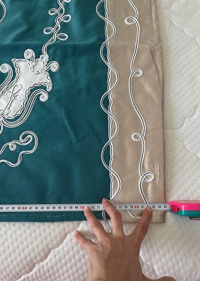 Sıfır büyük işlemeli seccade - Görsel 2