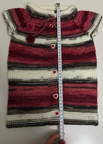 El Örgüsü Bebek Hırka - Görsel 2