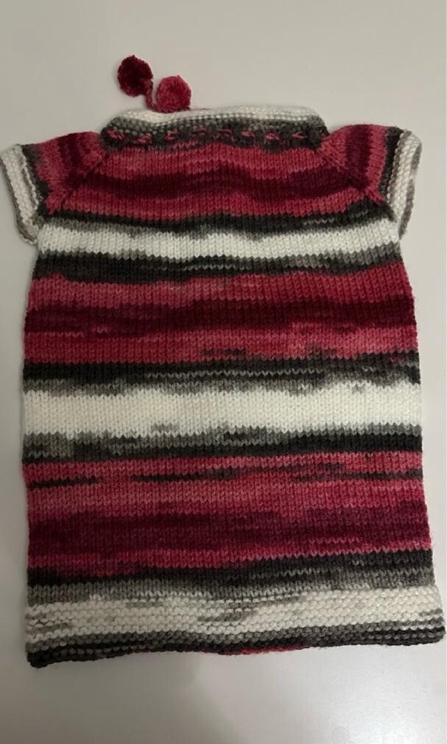 El Örgüsü Bebek Hırka - Görsel 3