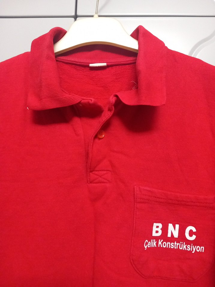 iş kiyafeti Kırmızı Uzun Kollu BNC Sweatshirt - Görsel 2