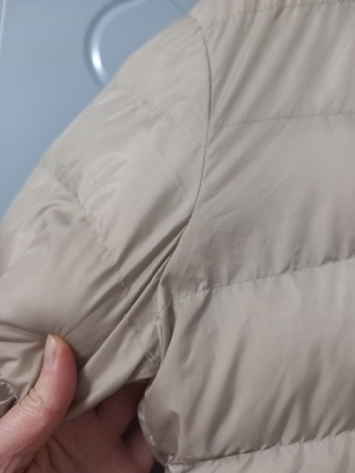 Kürk Detaylı Kısa Bej Kadın Mont - Görsel 3