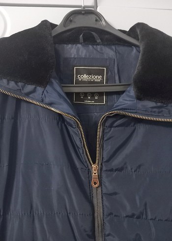 Lacivert Mont kaban - Görsel 3