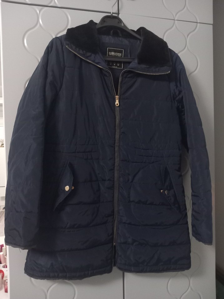 Lacivert Mont kaban - Görsel 2