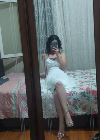 Mini Beyaz Düğün Elbisesi - Görsel 3