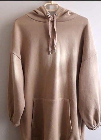 m Beden camel Renk Sweat elbise 