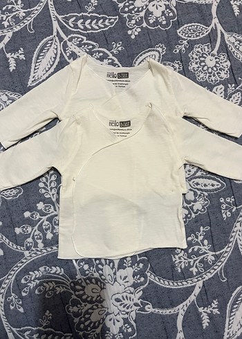 HelloBaby Beyaz Çocuk body 2'li