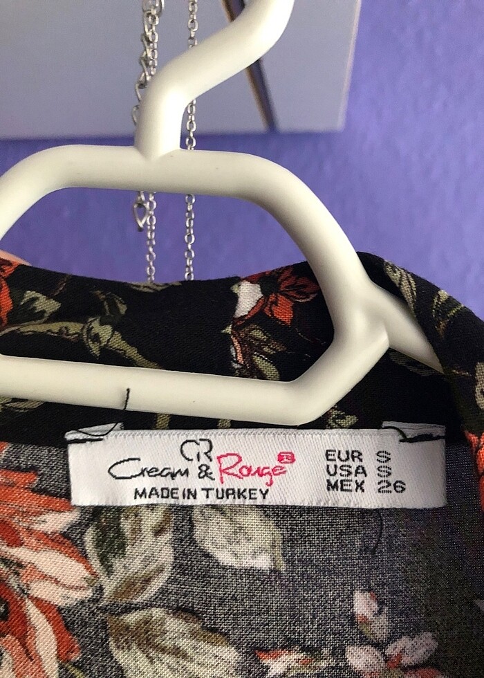 Cream and Rouge Volanlı Elbise - Görsel 3