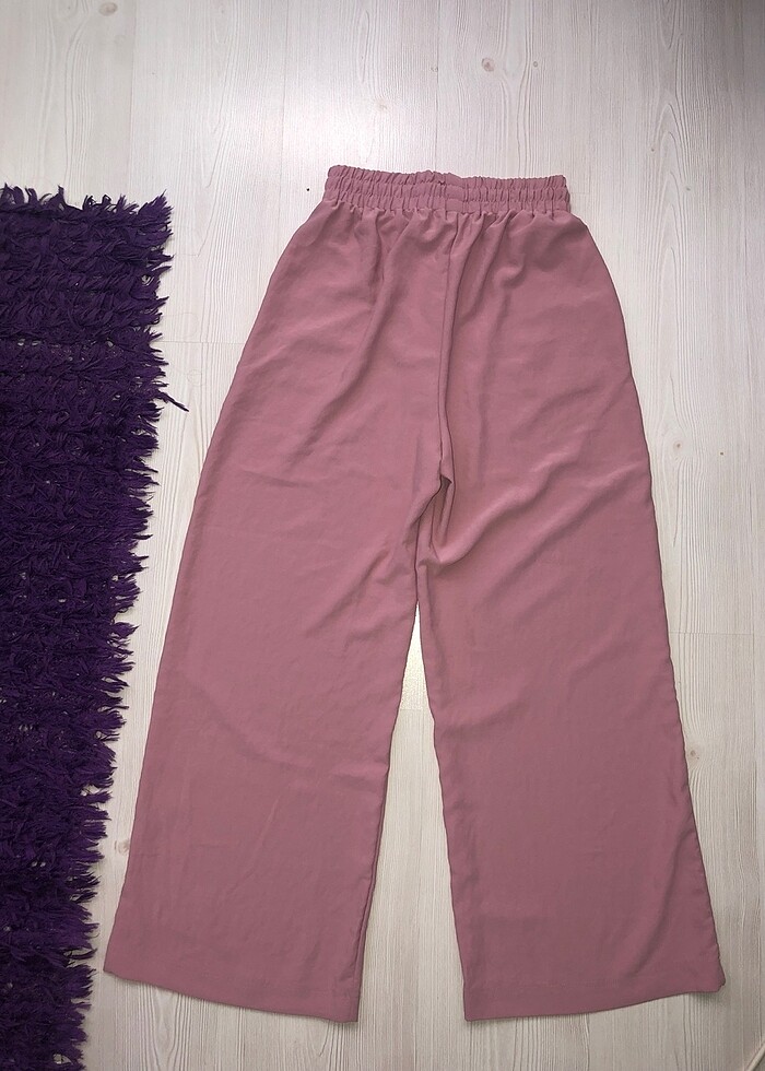 Yazlık Gül Kurusu Palazzo - Görsel 2