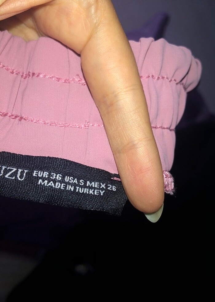 Yazlık Gül Kurusu Palazzo - Görsel 3