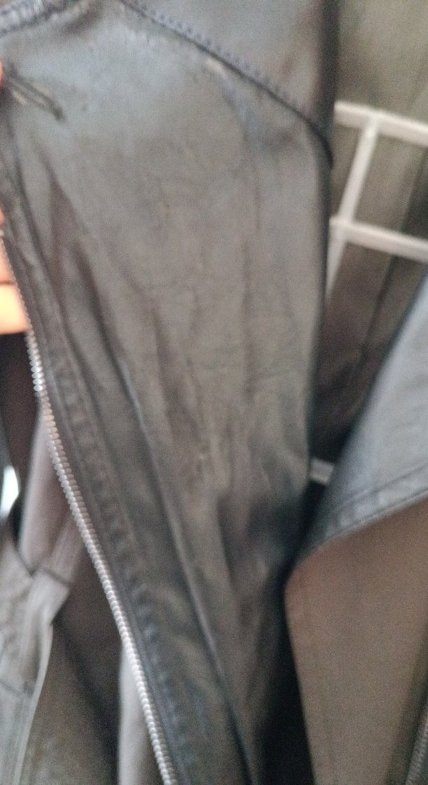 Bej Deri Fermuarlı Midi Kadın Trençkot - Görsel 3