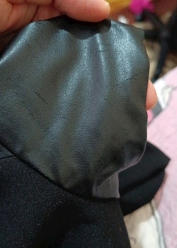 Kısa Kollu Siyah Midi Elbise - Görsel 8